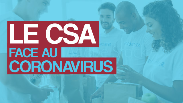 Le CSA face au Coronavirus