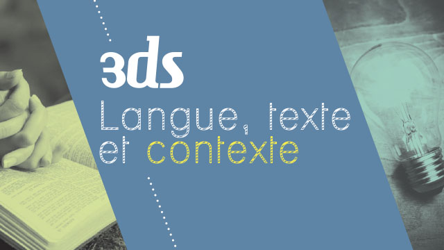 Langue, Texte et Contexte | Trio EDS