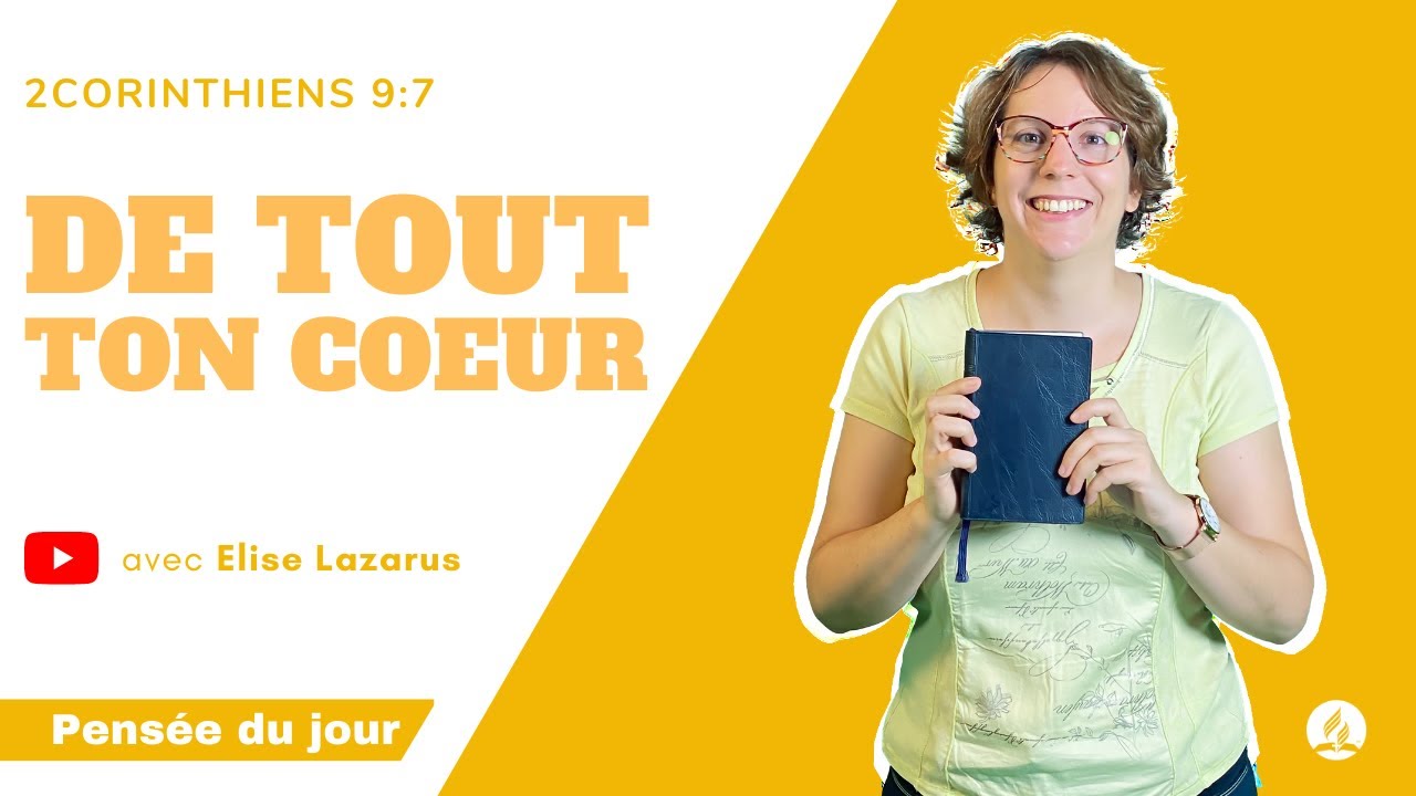 De tout ton coeur – Pensée du jour