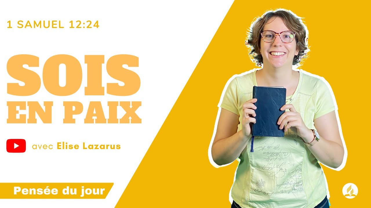 Sois en paix – Pensée du jour