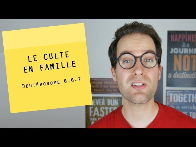 POST IT | Le culte en famille | Deutéronome 6.6-7