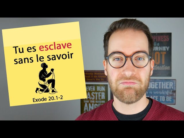 POST IT | Tu es esclave sans le savoir | Exode 20.1-2