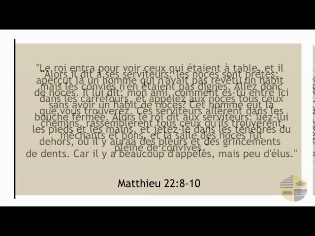 RÉGÉNÉRÉ – MATTHIEU 22