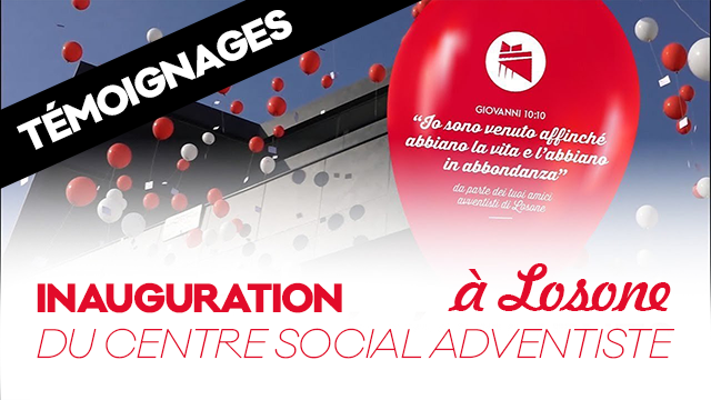 Témoignages lors de l'inauguration du nouveau CSA de Losone