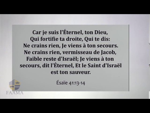 ÉSAÏE 41