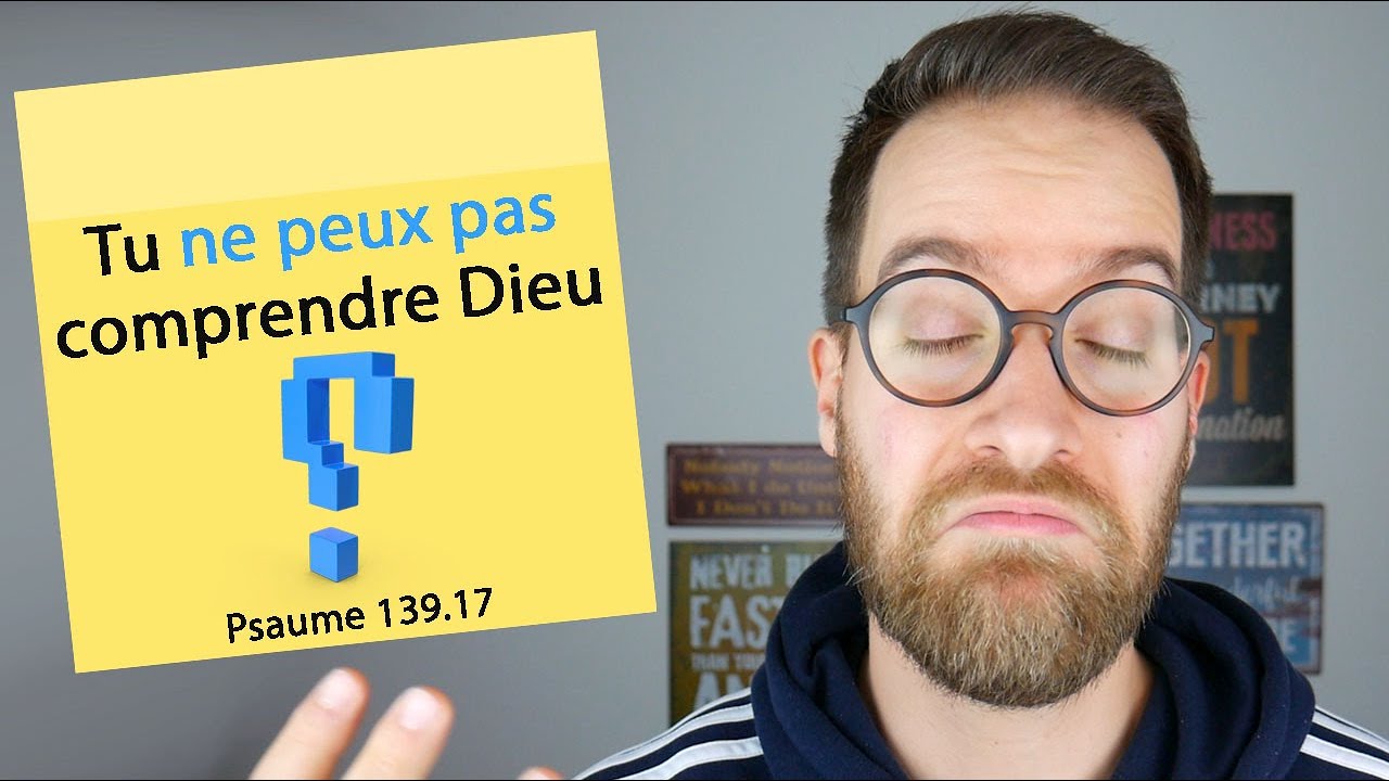POST IT | Tu ne peux pas comprendre Dieu | Psaume 139.17
