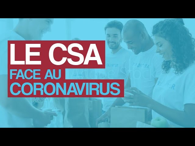 Le CSA face au Coronavirus